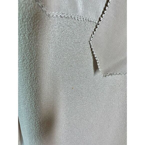 3.1 Phillip Lim Beige Silk Long Sleeve Button Down Shirt Women’s Size 2 - Picture 3 of 8